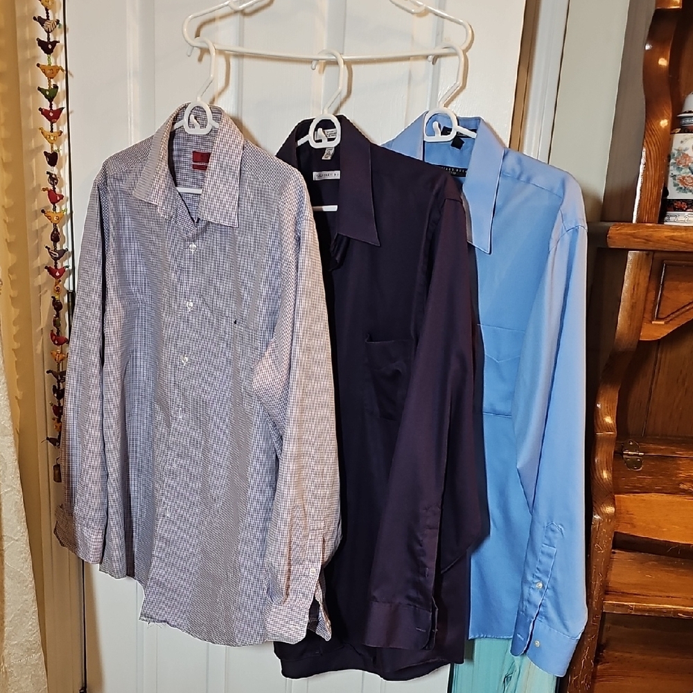 Men's Alfani Dress Shirt And Geoffrey Beene Elegant Business Attire